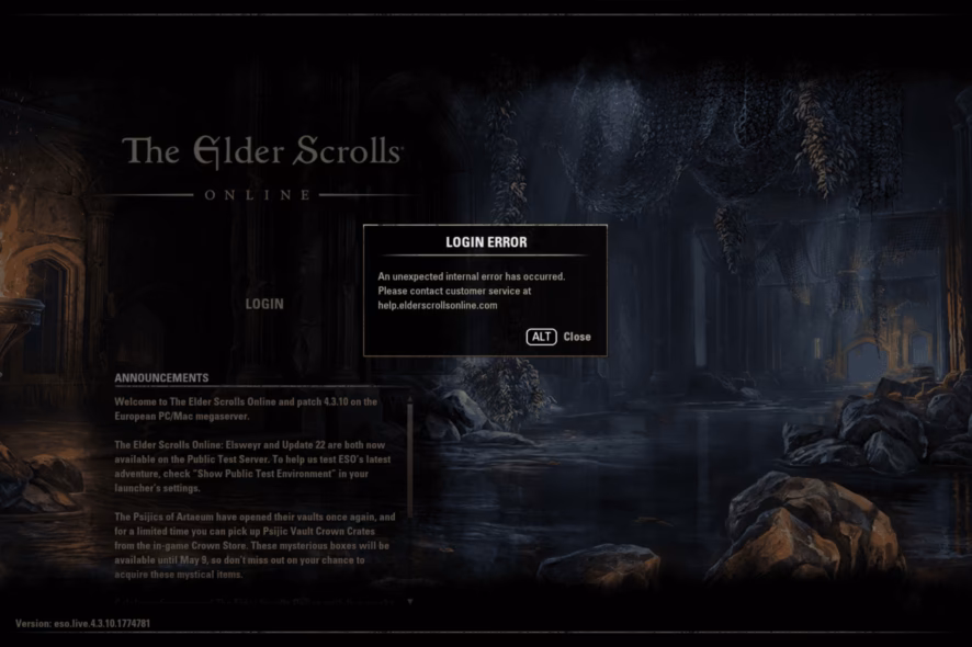 ¿Cómo actualizar el juego de The Elder Scrolls Online?