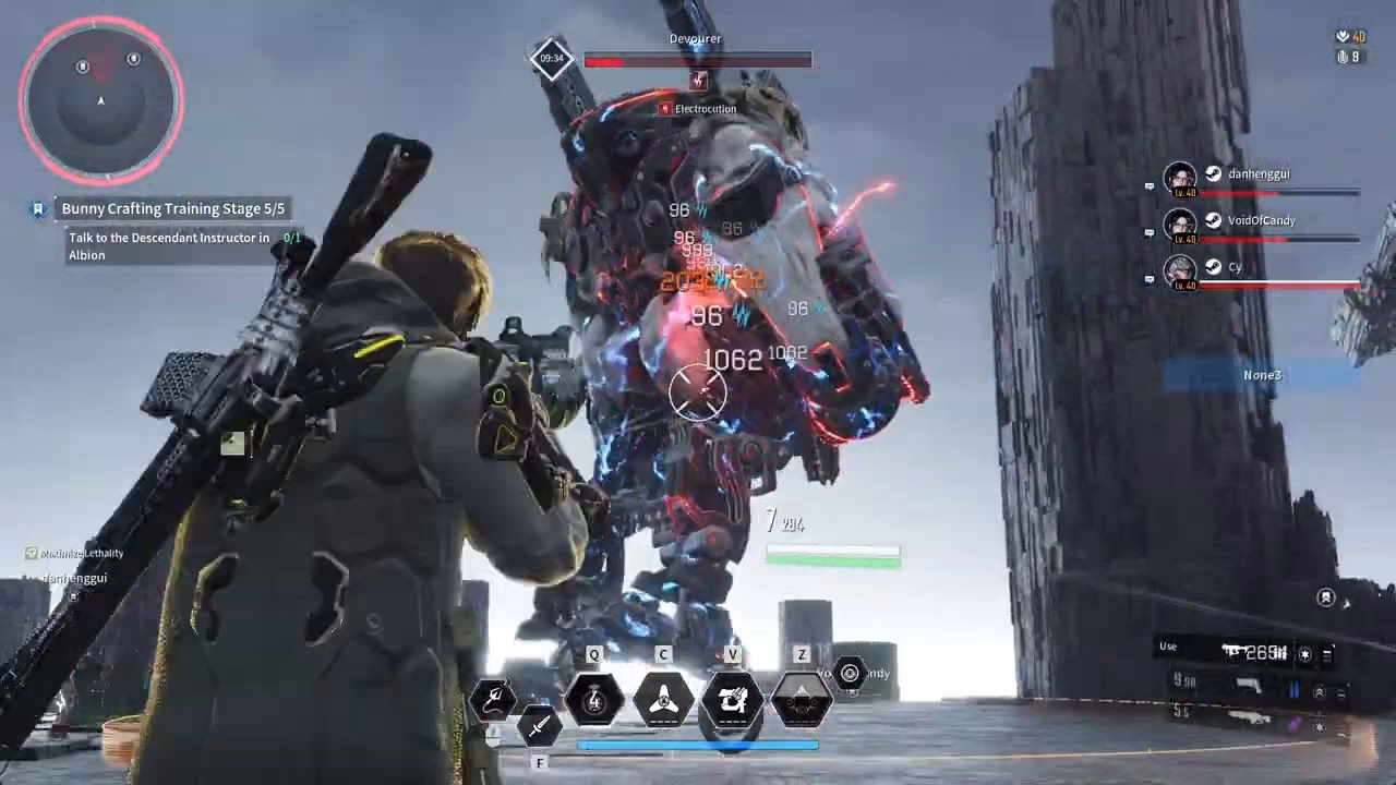Is the first descendant a 3rd person game?