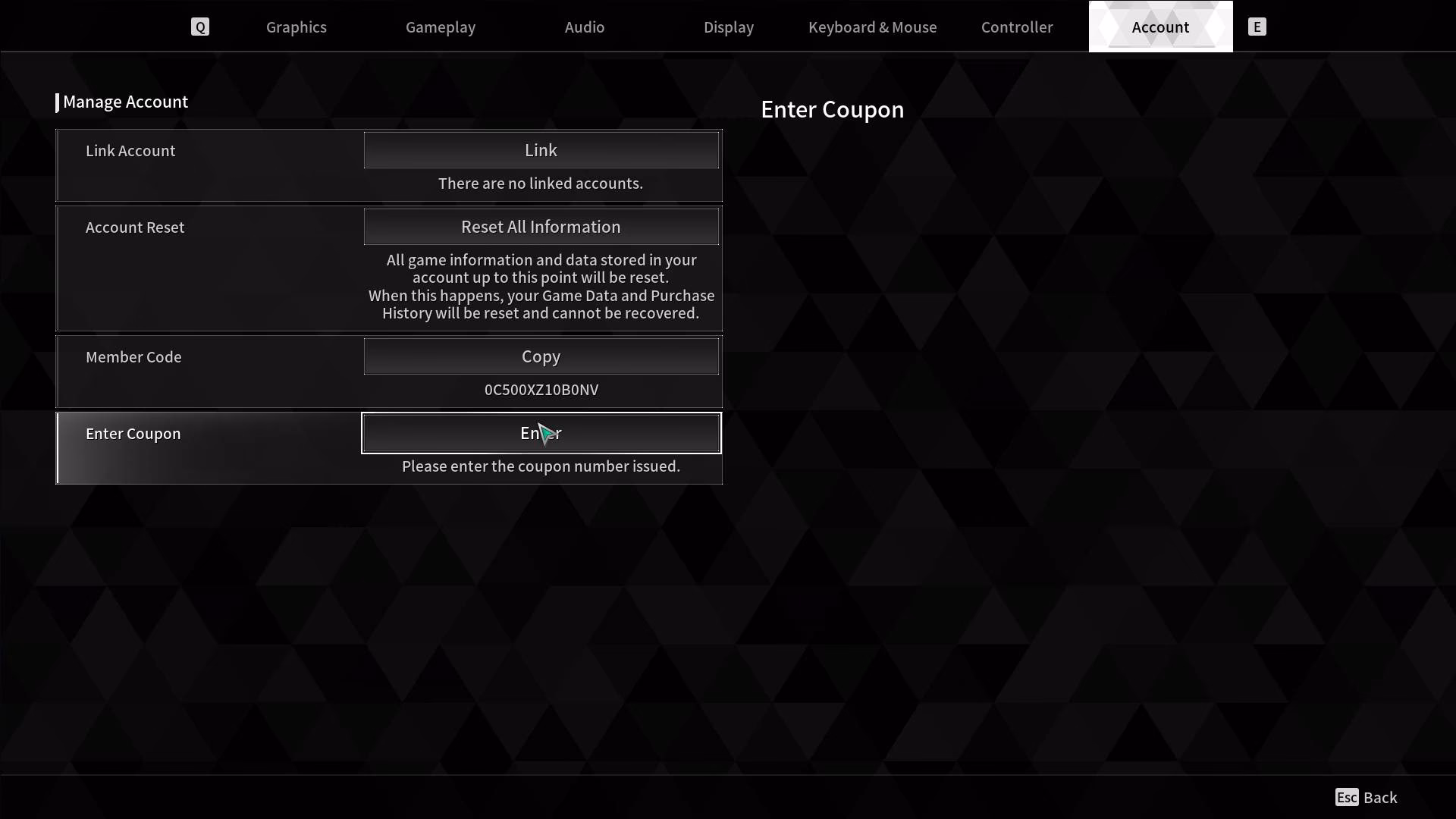 Does Nexon have a coupon event for the first descendant?
