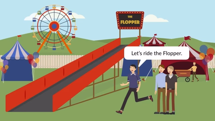 What was the Flopper in Murphy v. Steeplechase?