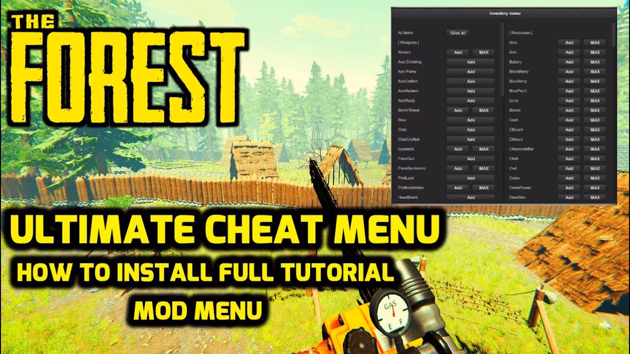 How do I use the forest mod?