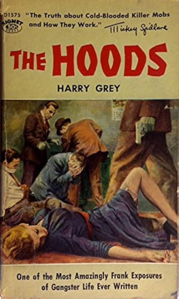 What is the topic of the book 'Hoods'?