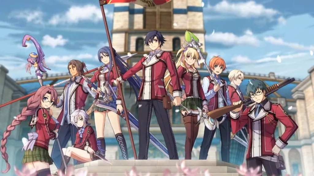 Is there a romance in trails in the sky?