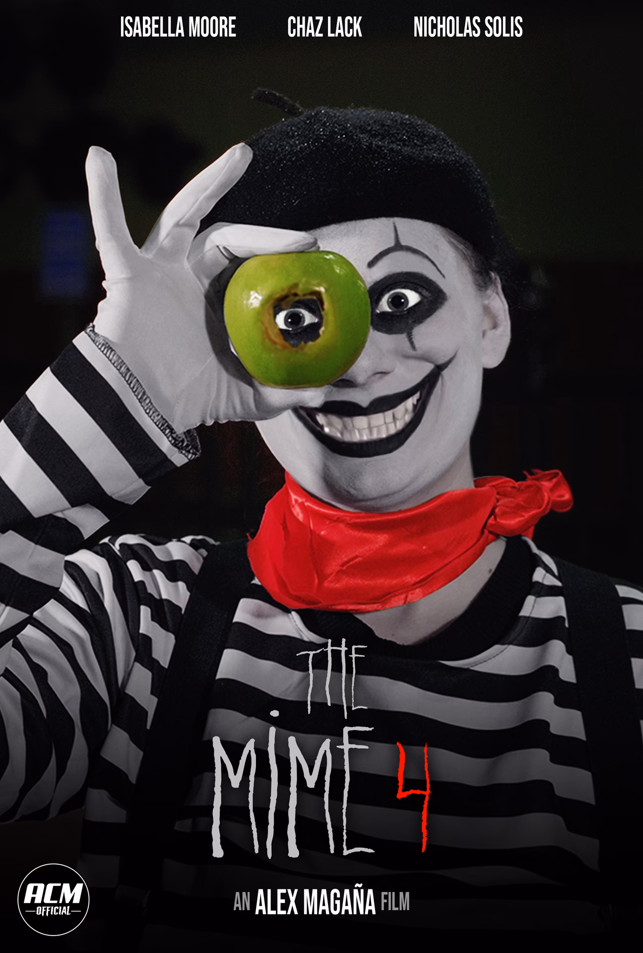 What does the mime do at the end of mime games?