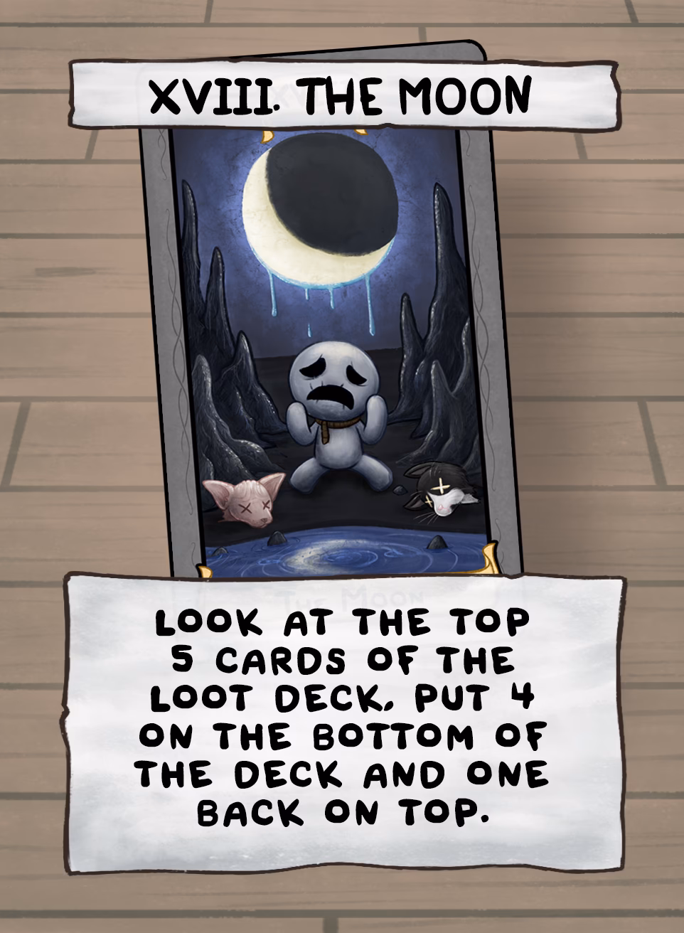 What does Luna do in binding of Isaac?