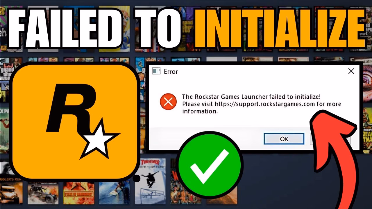 Why does Rockstar launcher not initialize when launching GTA V?