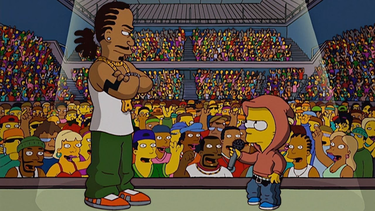 What happens when Bart raps alcatraaaz?