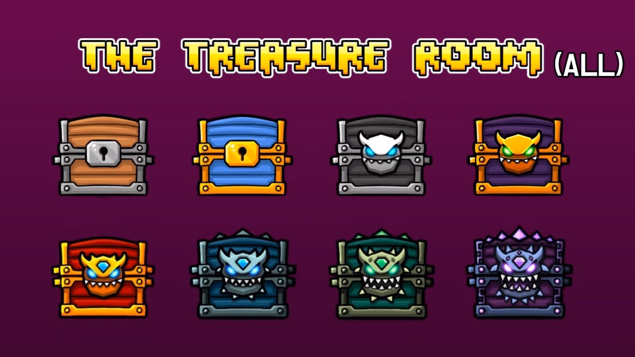 How many chests are there in Geometry Dash?