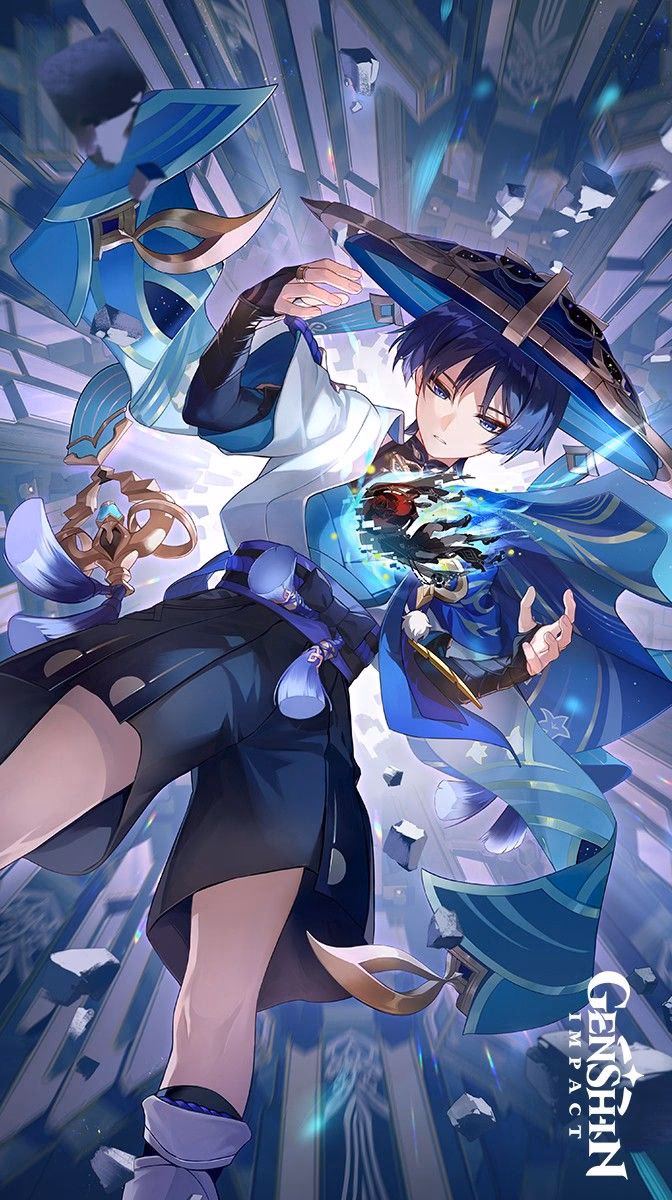 How many Wanderer Genshin wallpapers are there?