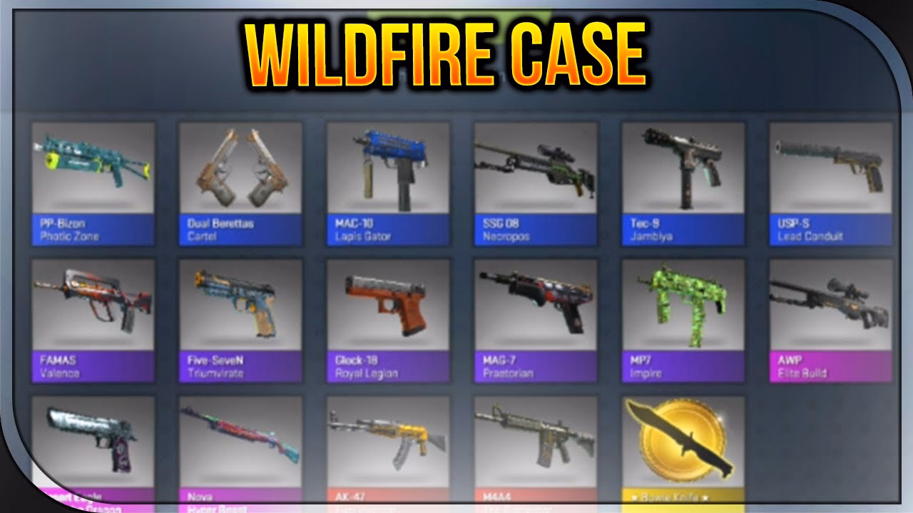 Where can I buy skins from the wildfire collection?