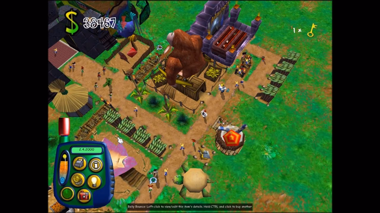 ¿Qué innovaciones ofrece Theme Park World?