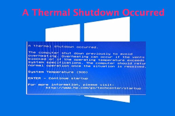 What happens if you disable thermal shutdown?