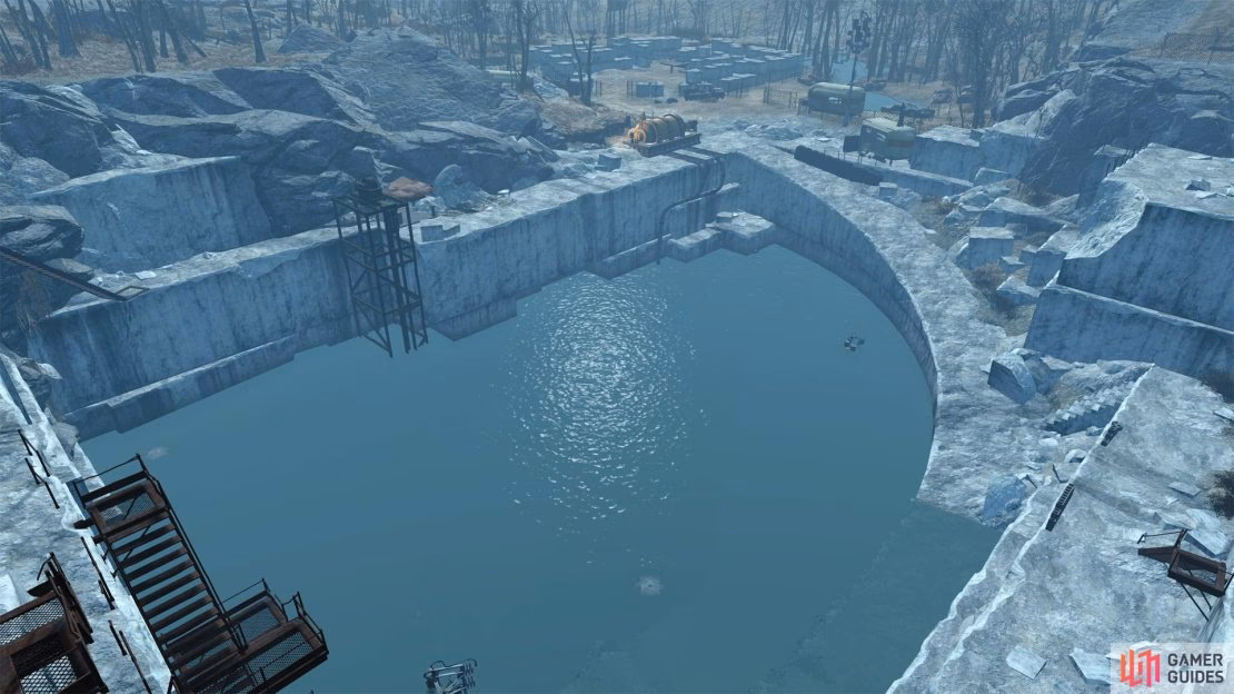 How do you drain a thicket excavation?