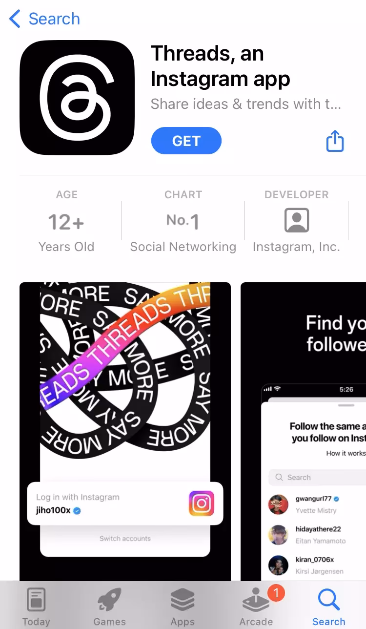 ¿Cómo descargar fotos de threads?