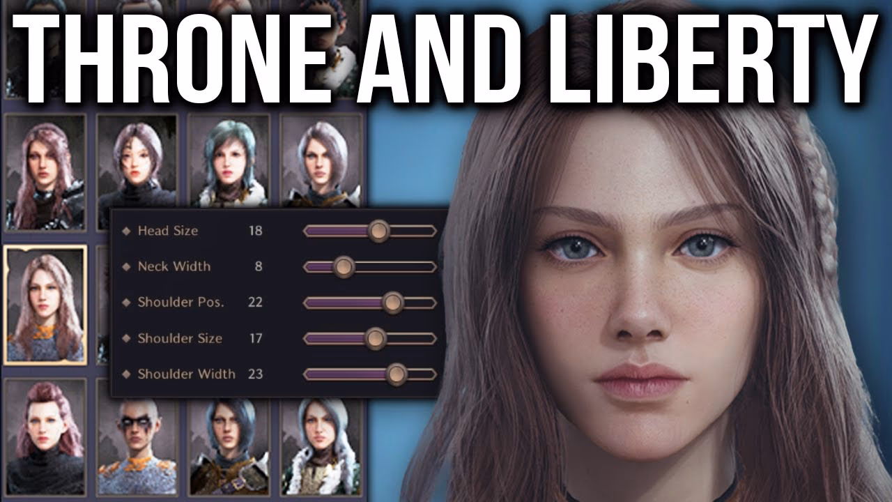 Does throne & Liberty have character customization?