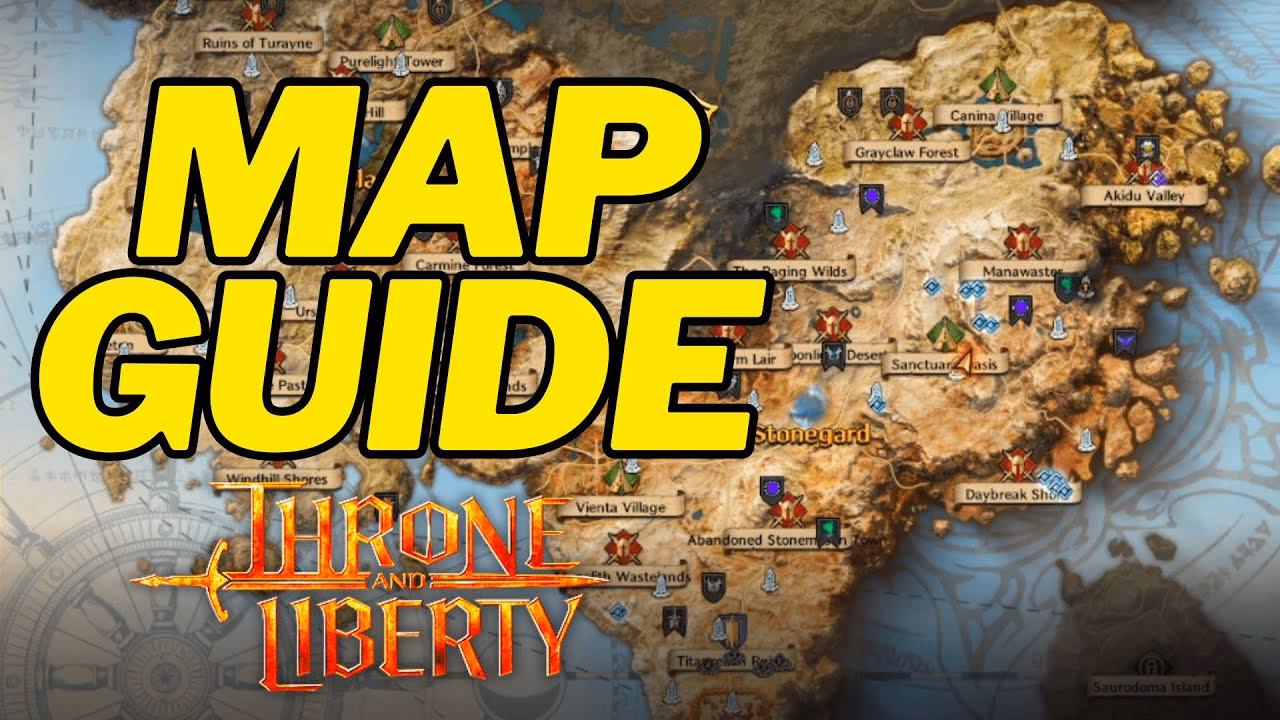 Are throne & Liberty maps copyrighted?