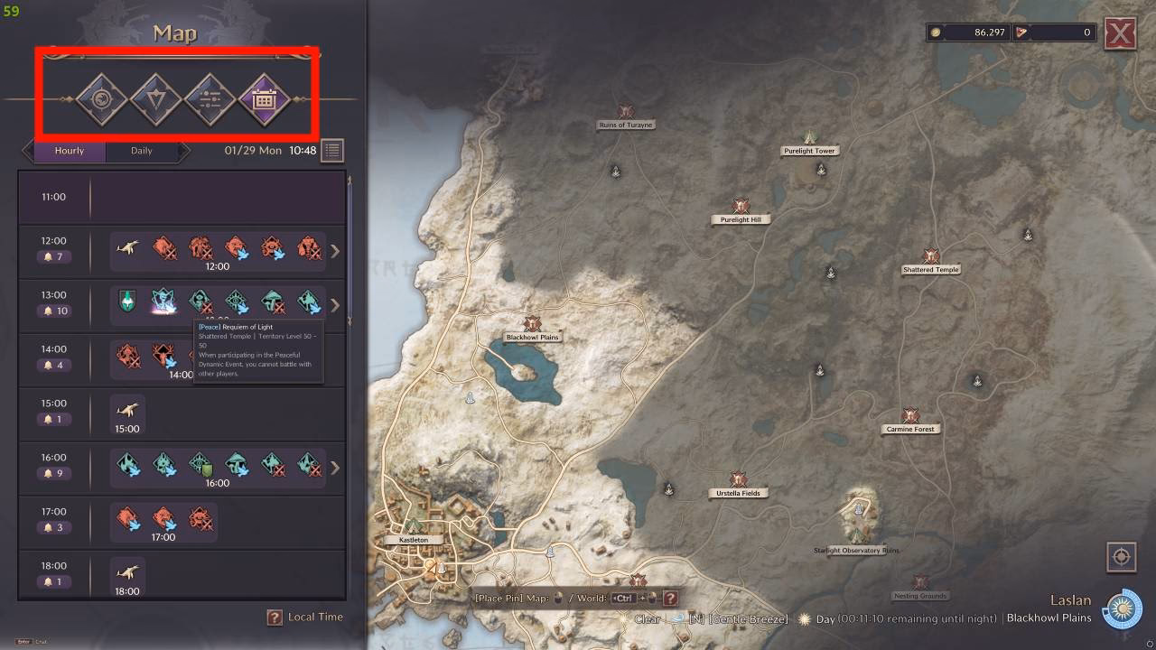Are throne & Liberty maps copyrighted?