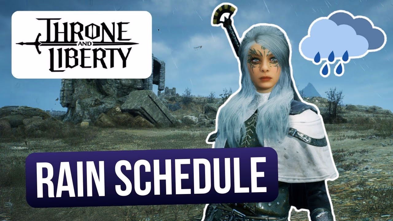 Does throne and Liberty have a rain schedule?