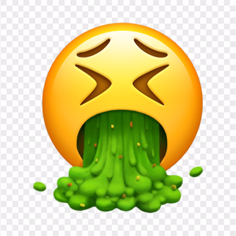 What is face vomiting emoji?