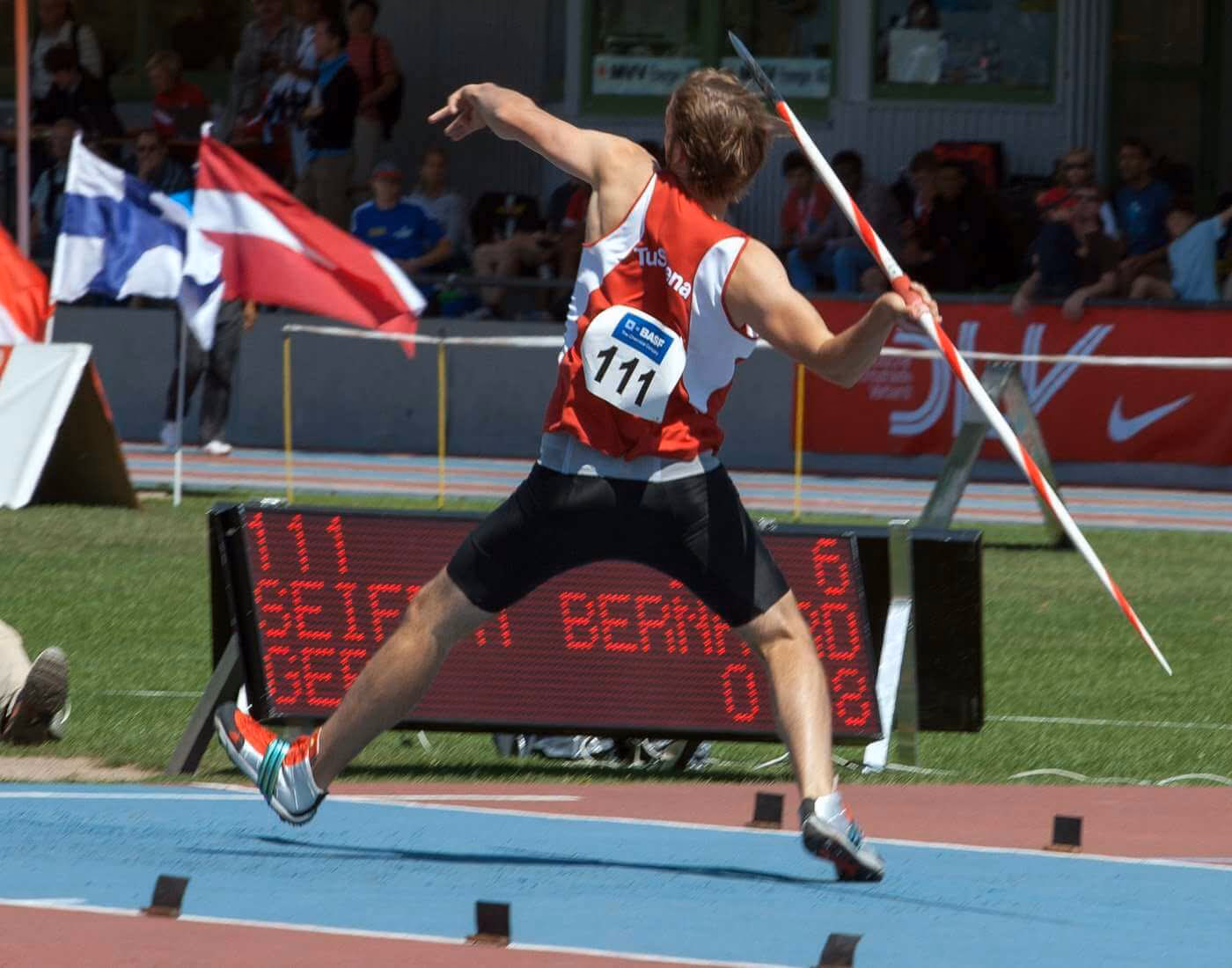 What is a javelin throw at the Olympics?
