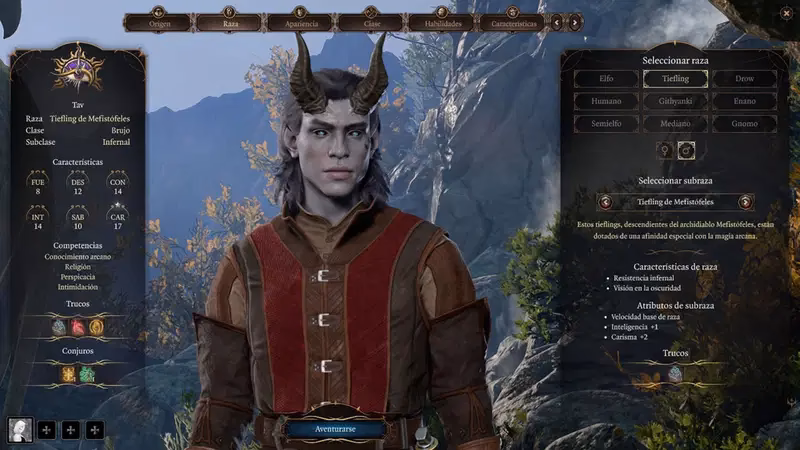 What is the lot of the tiefling?