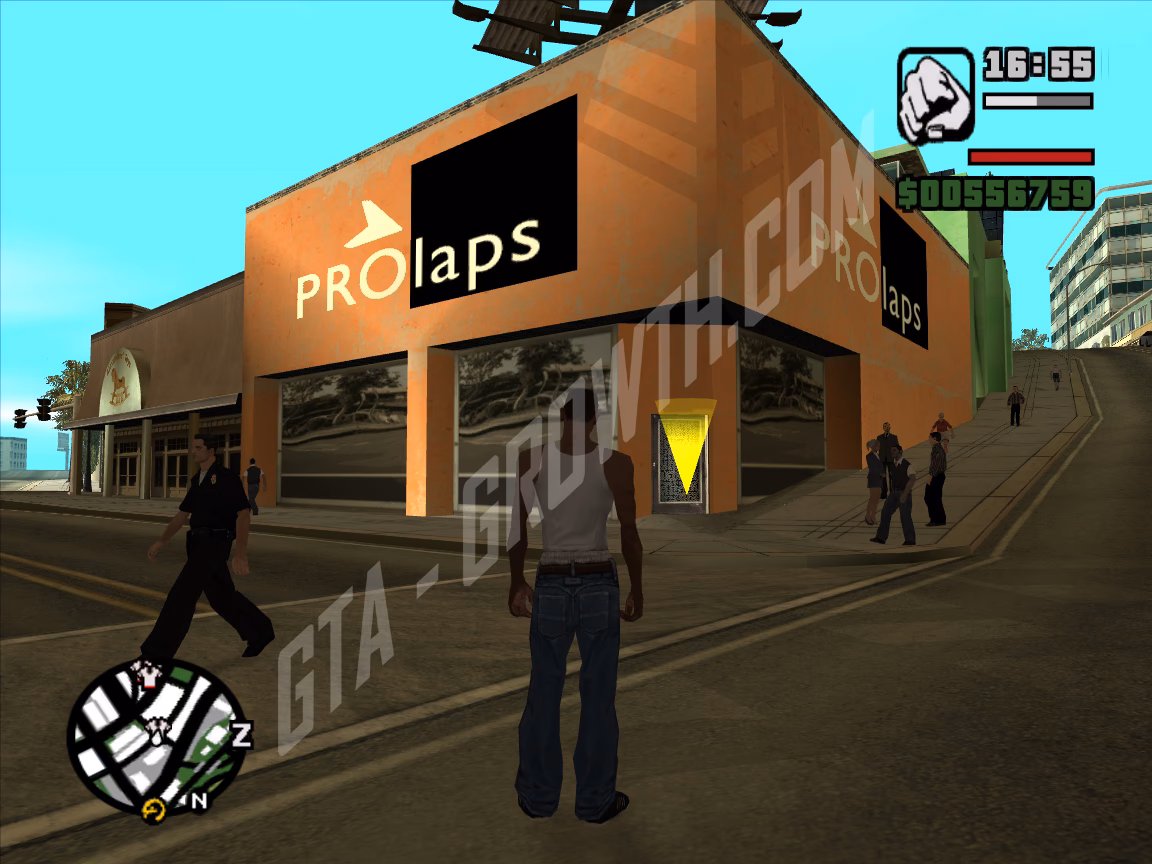 ¿Qué tipos de prendas se pueden comprar en San Andreas?