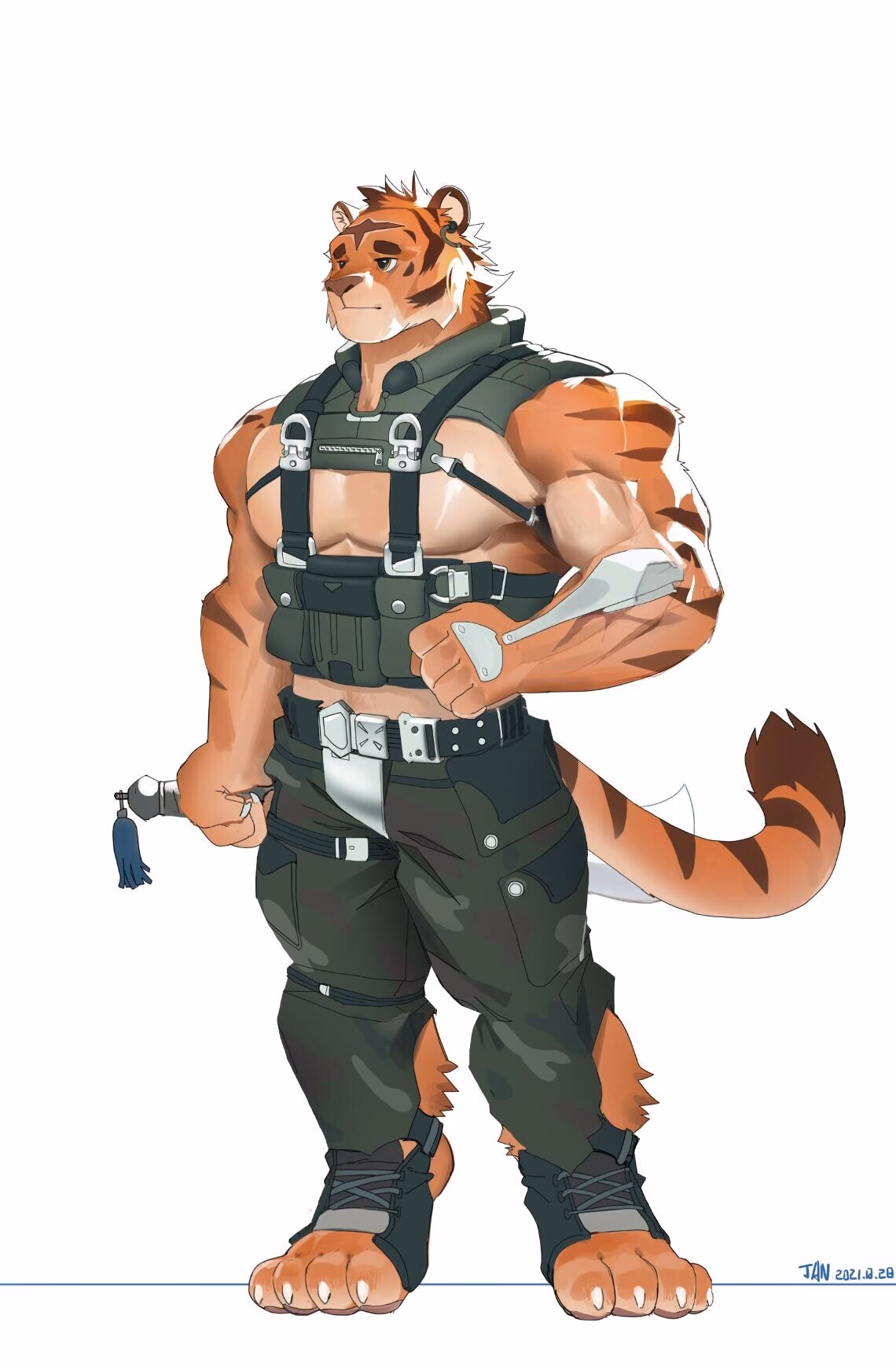 Where can I find furrytiger artwork?