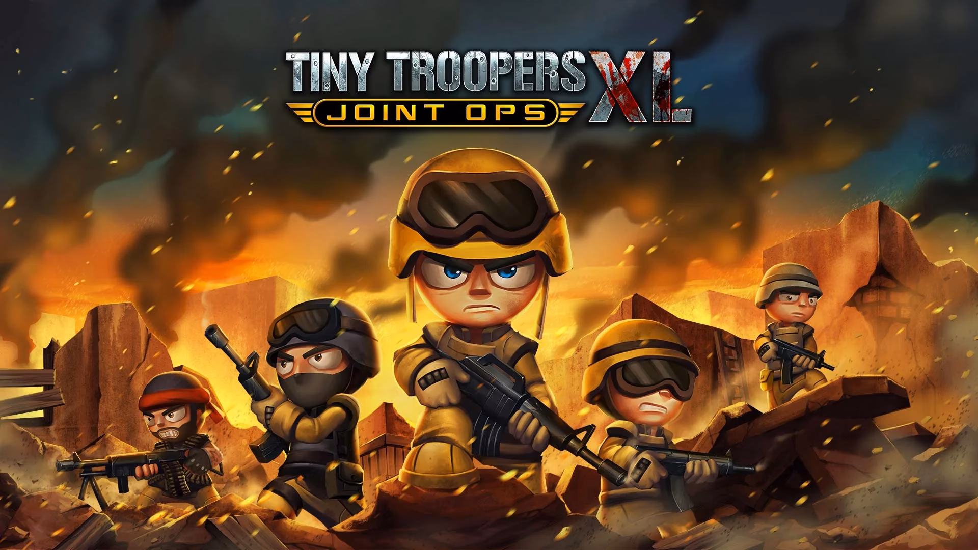 How many missions does Tiny Troopers have?