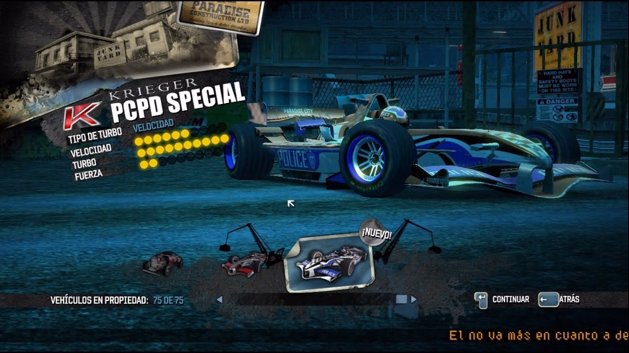 Where can I find a car in Burnout Paradise?