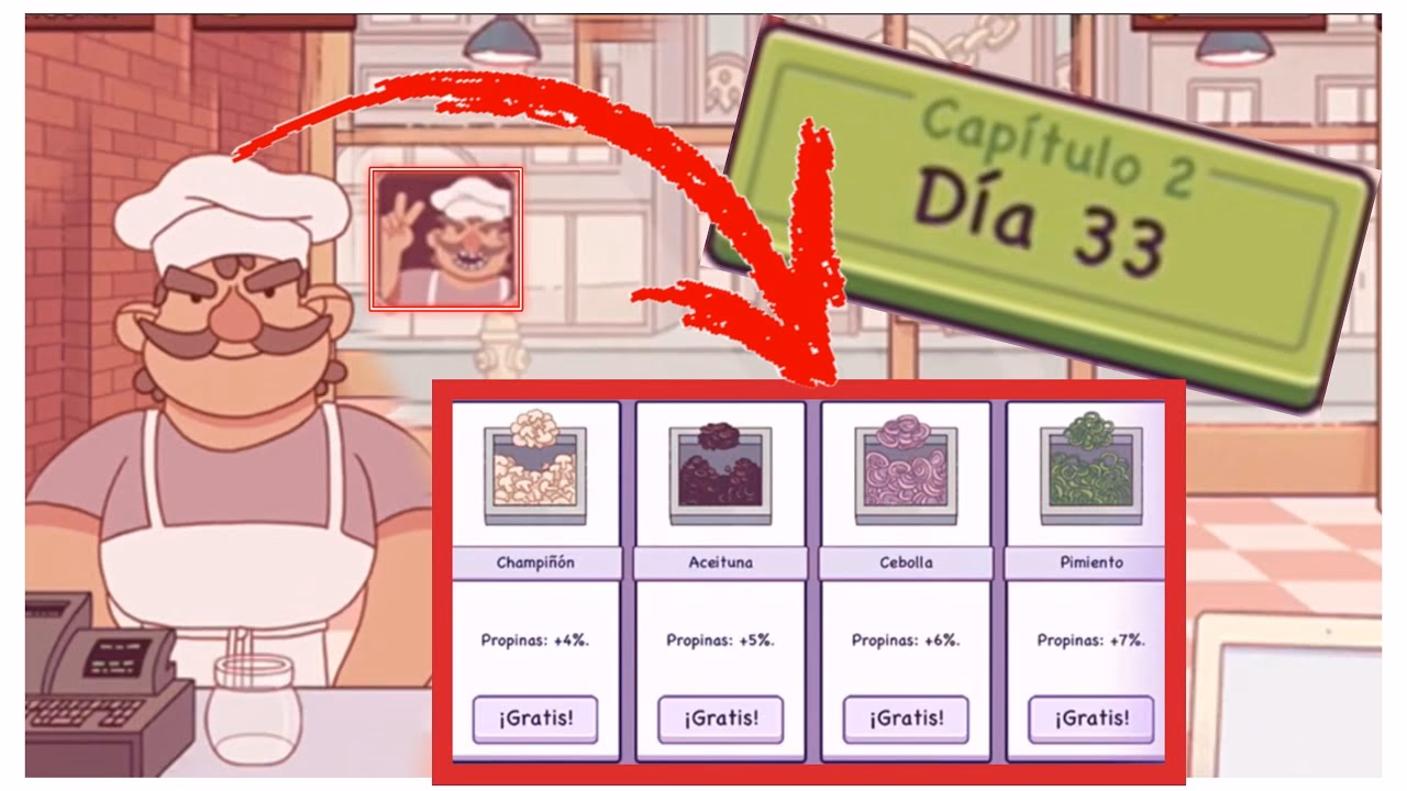 ¿Qué ingredientes contiene el juego buena pizza, gran pizza?