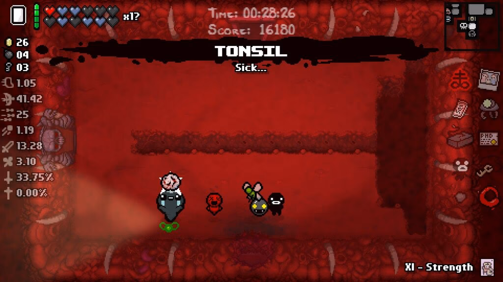 Is tonsil a trinket in the binding of Isaac?