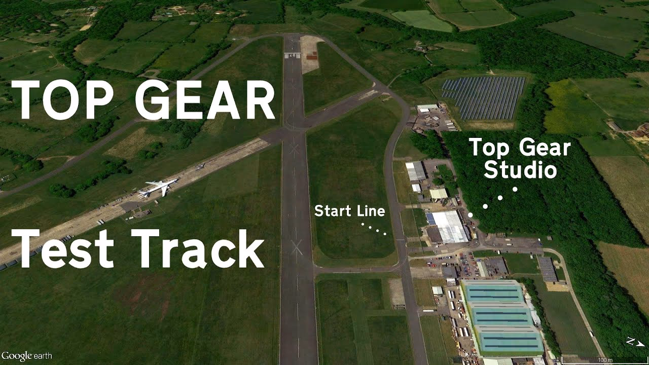 Where did Top Gear test cars?