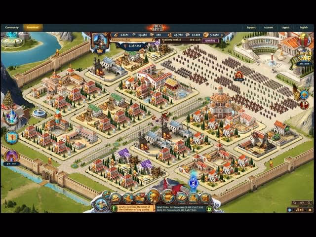 What are the features of total battle?