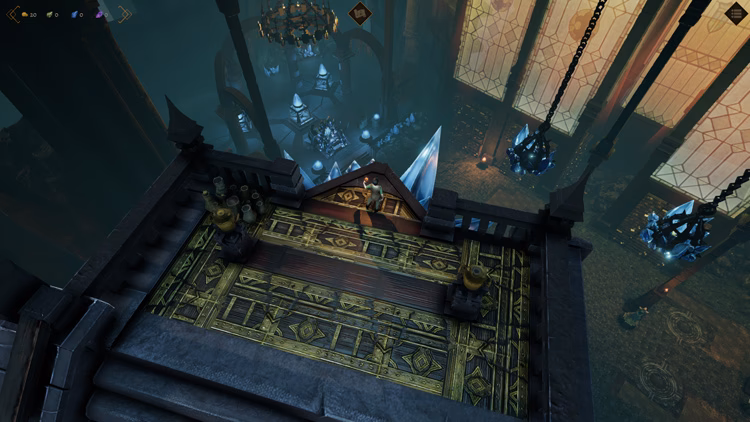 What happened to the main character in Tower of time?