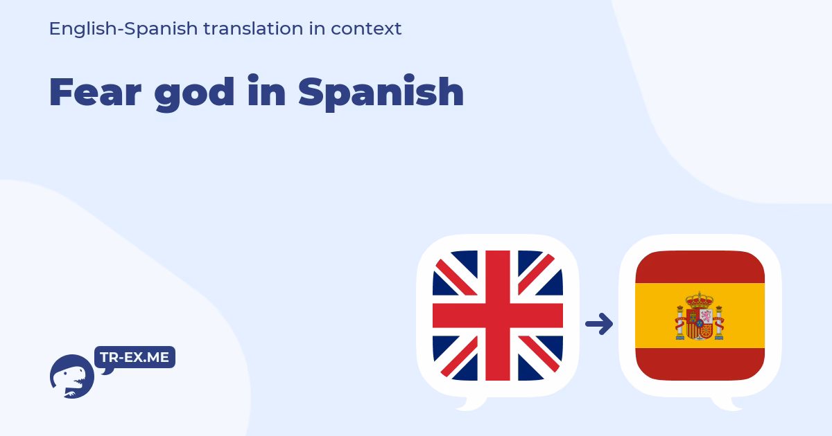 ¿Cómo se dice 'fear' en español?