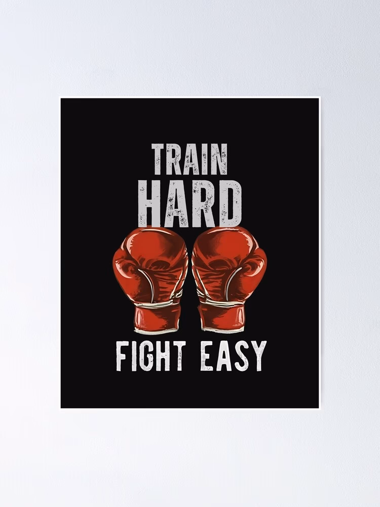 What does 'train hard & fight easy' mean?