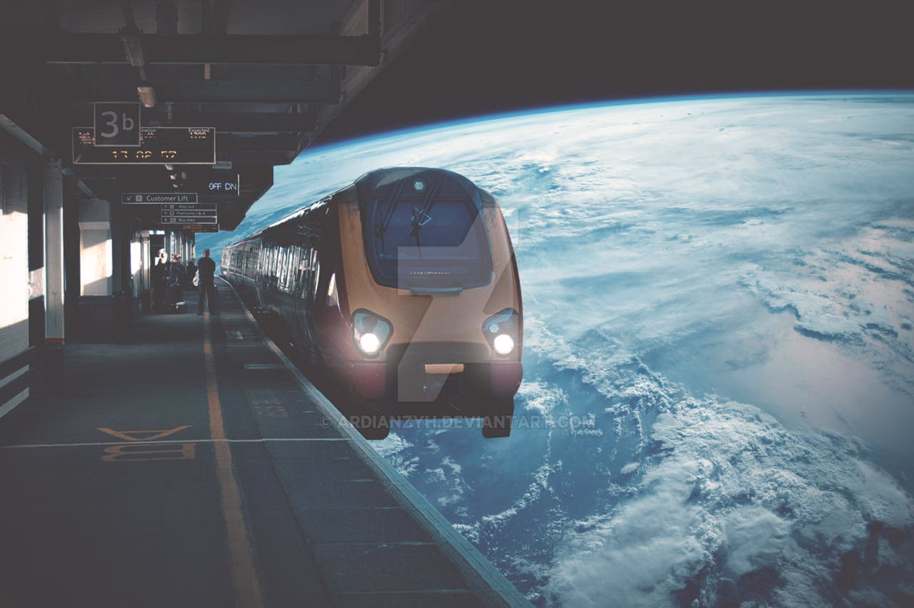What is a space railway?