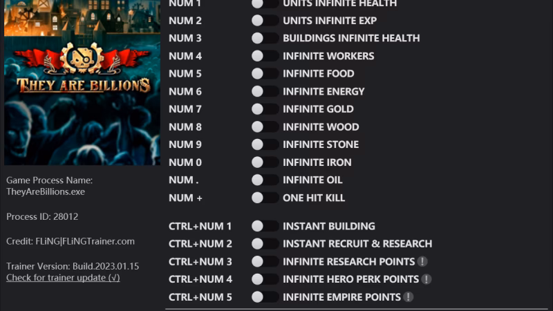 What version of the game does the trainer work with?