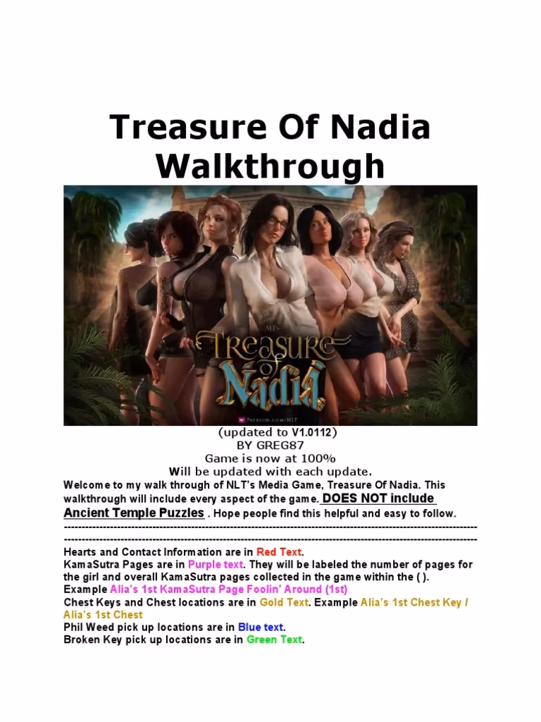 What is Nadia's role in a dungeon game?