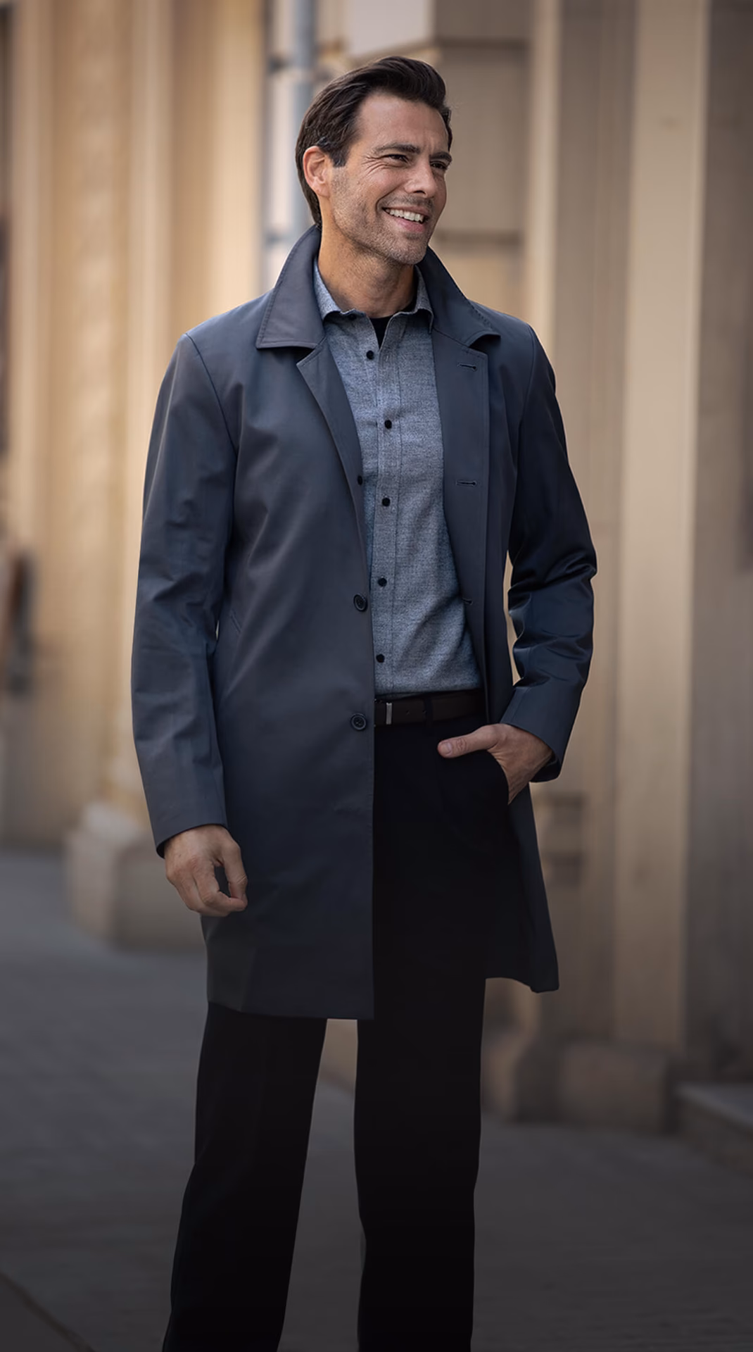 How long should a trench coat be?