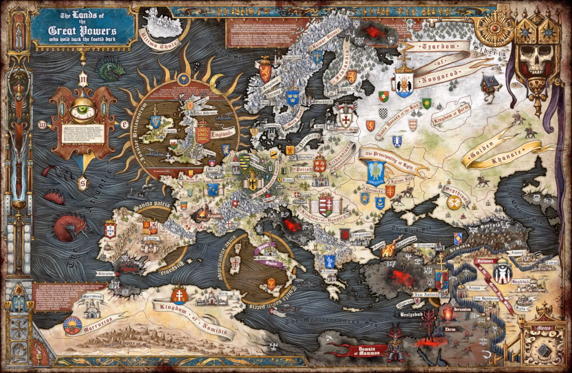 Did the European empires expand the world of trench Crusade?