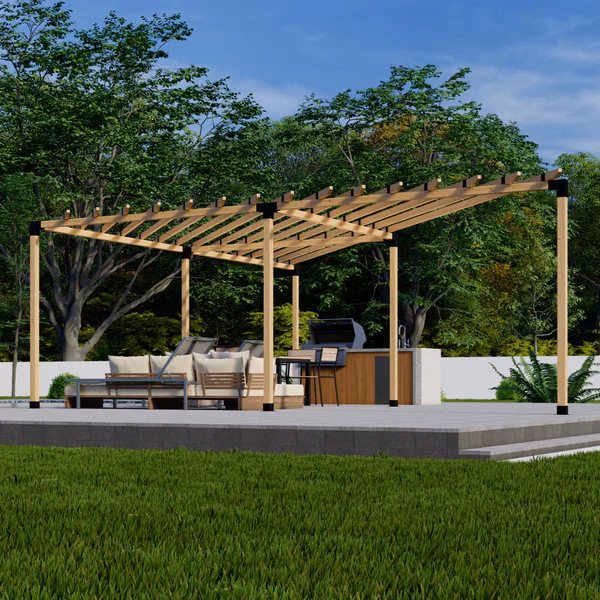 Where can I buy a triangular shaped pergola?
