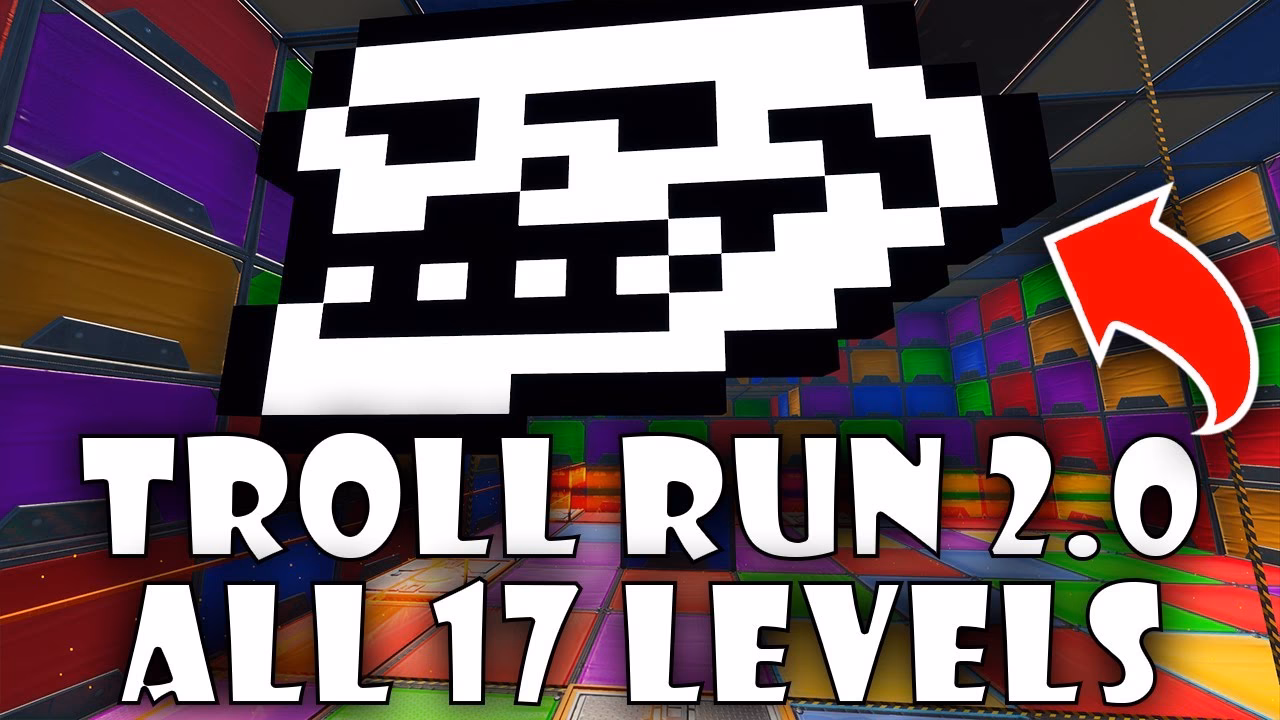 What is the code for the troll run map in Fortnite?
