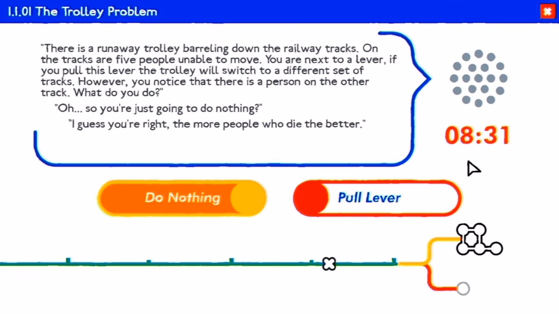 Is trolley problem a good game?