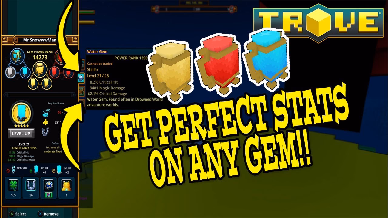 What stats should I get for trove?