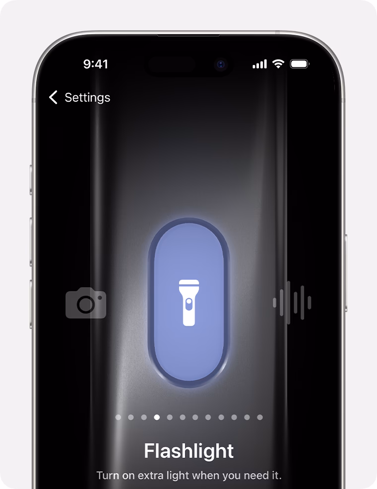 Where can you find the Torch control?