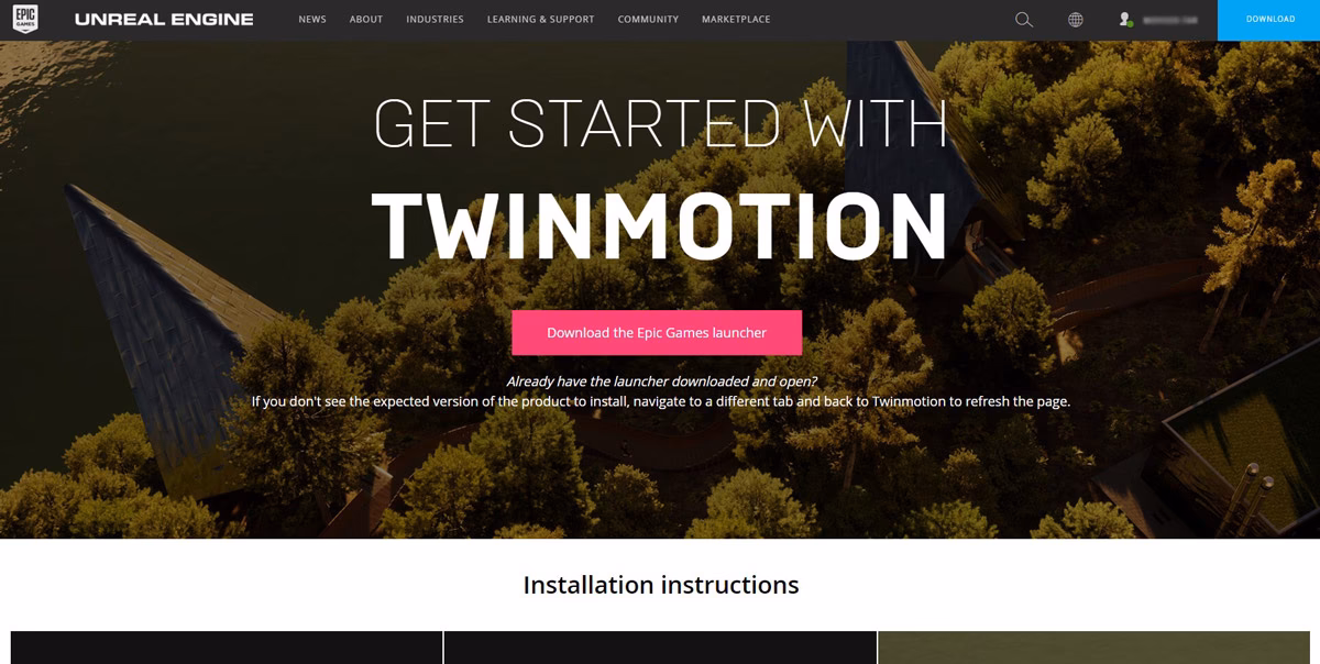 ¿Cómo descargar Twinmotion?
