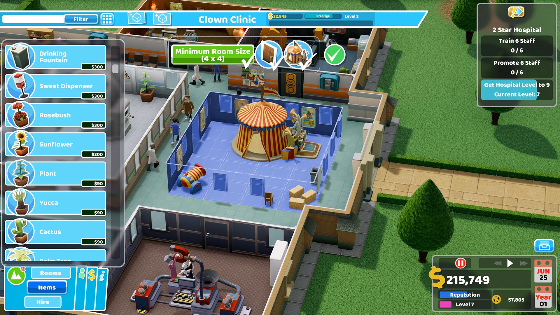 ¿Cuál es el rol de Two point hospital?