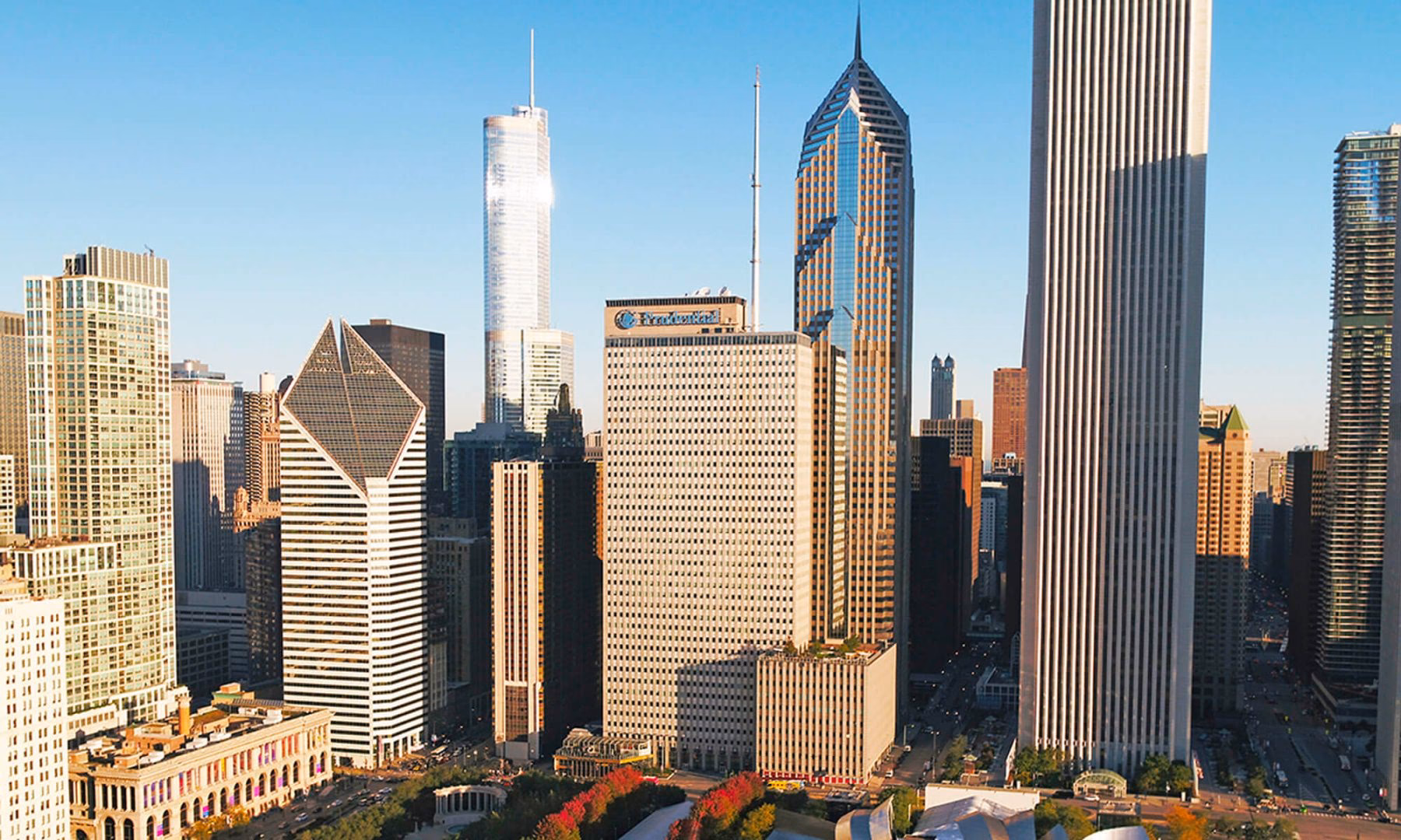 How tall is Two Prudential Plaza?