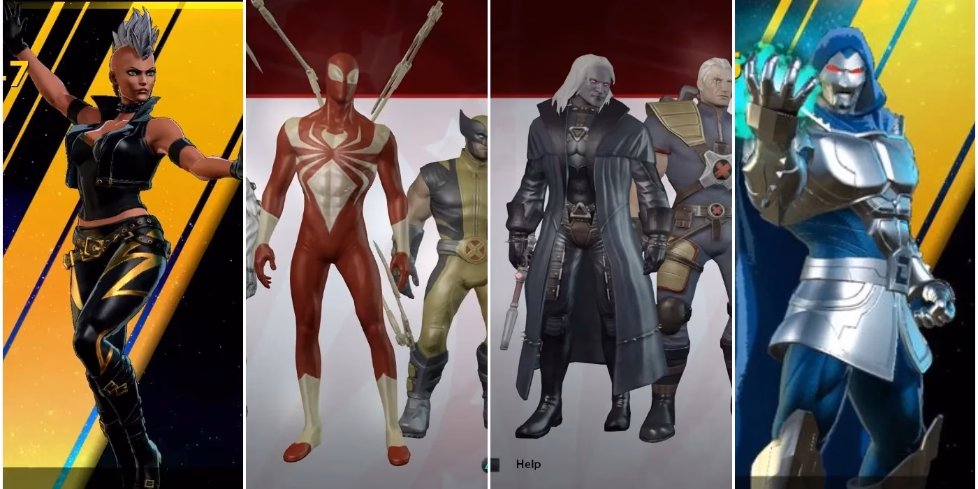 Are costumes available in Marvel Ultimate Alliance X-Men Legends?